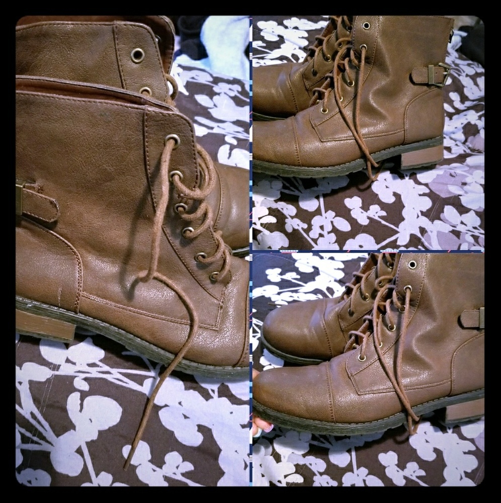 Brown ankle boots